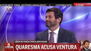 CMTV: Resposta de André Ventura a Quaresma
