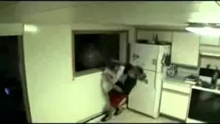 Hilarious Exercise Ball Prank in Kitchen