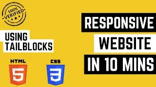 Building a Responsive Website with Tailblocks in just 10 minutes!