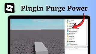 How to uninstall plugins in Roblox Studio (Interface Management)
