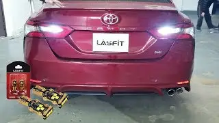 Как установить фонари заднего хода на Toyota Camry SE 2018-2019 годов с лампами Lasfit T15