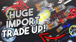 *PAINTED WHEELS!!* - HUGE x100 IMPORT Item Trade Up! - Ep. 2 (Rocket League)