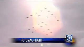 World War II planes fly over Arlington National Cemetery, Pentagon to honor disabled veterans
