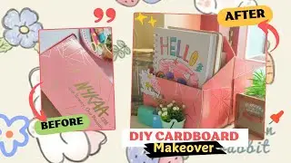 DIY Storage box using Nykaa gift Box 🎁#diystoragebox #diycrafts