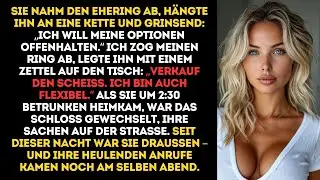Sie trug unseren Ehering pl&ouml;tzlich an einer Kette &ndash; doch meine ruhige Reaktion lie&szlig; unsere...