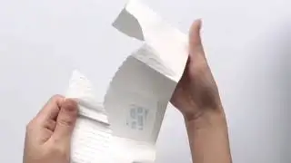 Disposable toilet seat cover paper