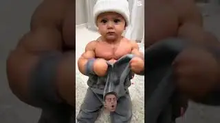 baby muscles effect ❤️😲🔥pixverse ai body effect baby bodybuilder Filter