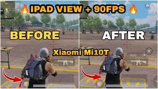 IPAD VIEW + 90FPS 🔥on Xiaomi Mi10T | New Update Pubg Mobile