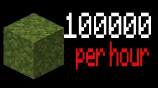 Я построил САМУЮ БОЛЬШУЮ ферму мха в Minecraft.