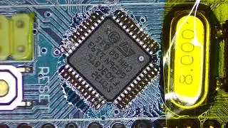 LQFP QFP SMD Desoldering and Soldering by Hot Air and Soldering Flux