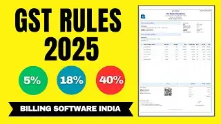 New GST Rules 2025 Billing Software | gst bill kaise banaye | invoice kaise banaye