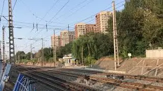 China railway 运行于沈山线下行的HXN30300号机车牵引敞车提速通过 16V265H型柴油机高功率运作