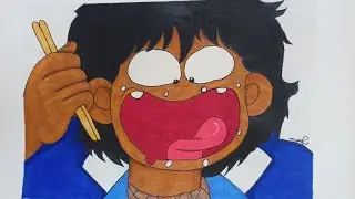 How to draw IGANO KABAMARU كيف رسمت نينجا كبمارو #explore #art