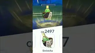 1.1 hp Sinistcha vs High cp grunt In Pokemon GO