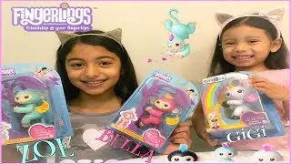 FINGERLINGS SURPRISE TOYS! EXCLUSIVE BABY UNICORN AND BABY MONKEYS
