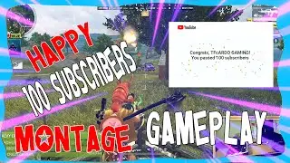 100 SUBS MONTAGE GAMEPLAY (RULESOFSURVIVAL MONTAGE GAMEPLAY)
