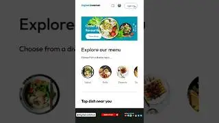 Food delivery React application Front end #react #shorts #coding #viral