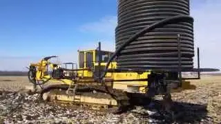 Inter-Drain 2050 SP Tile Plow 3 Inch Install