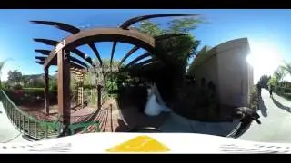 360 VR  Wedding Video - Vanessa & Hector's First Look