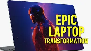 Iron Man Sticker/Skin For Laptop Full wrap Lamination