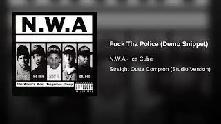 N.W.A / Ice Cube - Fuck Tha Police [Demo Snippet]
