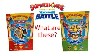 Brand new SuperThings Kazoom Power Battle Series Battle Boxes! Golden Wind, Master Dry, Gold Rares.
