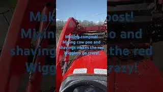 Making compost #gardensoil #farming