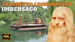 Imbersago (Lc) 🏞 Traghetto Leonardesco & Santuario della Madonna del Bosco  🖼 Lombardia in 4k