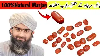 Original Marjan (Coral) Stone How to Identify Red Coral Gemstone II Humayon Zafar