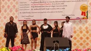 Zakir Husain College Fashion Society || DU FEST 2022 || Fashion Show || #DU #SSNC #FEST