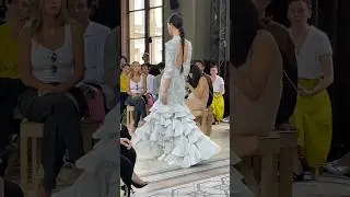 Throwback: Mika Schneider walking for Ardazaei FW22 Couture in Paris