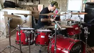Iron Maiden   Hell On Earth DRUM COVER