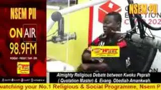 THE FINAL AND HOTTEST DEBATE : Quotation Master vs Obadiah Amankwaah