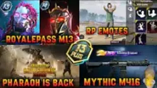 Rp M13 & M14 Leaks || 50 Rp Outfits || Upcoming Mythic M416 || Ultimate Outfit || Pharoah Is Back