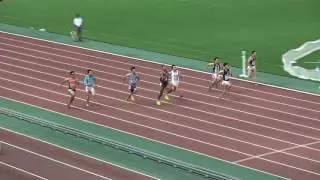2017JPN champ Men100m semi-final heat2 Abdul Hakim SANI BROWN10.06(+0.5) TADA10.10 ｻﾆﾌﾞﾗｳﾝ ﾊｷｰﾑ 多田修平