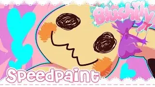✩Speedpaint✩ Mimikyu -Pokemon Sun/Moon ✩ ♪ (Paint Tool SAI)