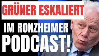GR&Uuml;NER L&Auml;SST die MASKE ENDG&Uuml;LTIG fallen im Ronzheimer PODCAST