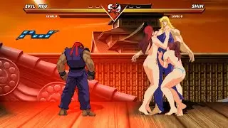 EVIL RYU vs SHIN - Amazing epic fight battle !