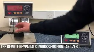 Remote Weight Display with Remote Keypad Functionality