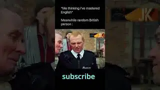 Learning English vs. Actually visiting England.#shorts #funny #meme #britishenglish #hotfuzz