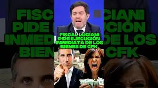 FISCAL LUCIANI PIDE EJECUCI&Oacute;N INMEDIATA DE LOS BIENES DE CFK #milei #javiermilei