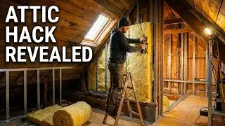 Attic Insulation and Drywall Installation | Bedroom Conversion |EP 15