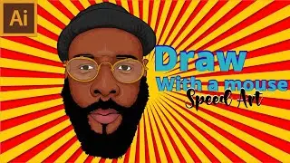 cartoon speed art in adobe illustrator | corel draw #Graphtech Fx #Enzo Fx