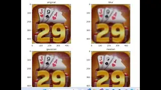 Image filtering in openCV