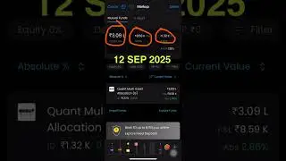 रोज़ के ₹1300 बन रहे हैं? | 3 लाख का Quant MF Portfolio Update | सच्चाई देख लो