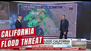 Flood Threat Continues In California As Record Rain Continues To Soak Areas Across The Golden State