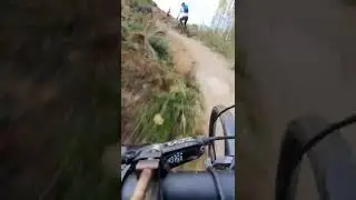 Llandegla on a Kona Process 153 29 mtb  jump line