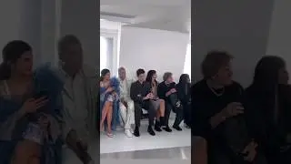 Celebrity Front Row at Maison Margiela Fw23 Fashion Show #shorts #maisonmargiela #kyliejenner