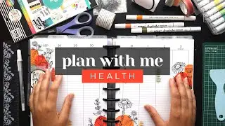 PLAN WITH ME :: DECORATING A LINED VERTICAL LAYOUT IN A CLASSIC HAPPY PLANNER :: VIBRANT BOHO