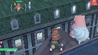 The rooftop Pok&eacute;mon battle